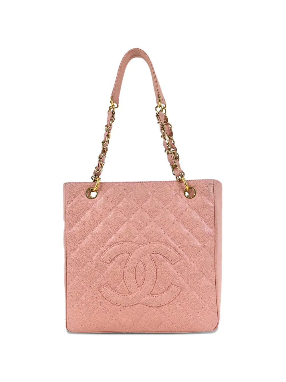 CHANEL Pre-Owned 2002 Petite Shopping PST tote bag - Rosa