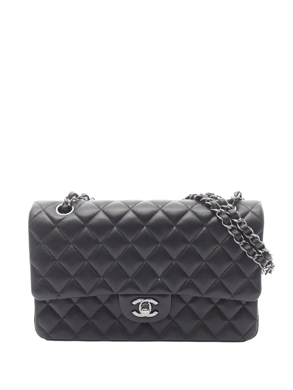 CHANEL Pre-Owned 2015-2016 Small Classic Caviar Double Flap shoulder bag - Nero