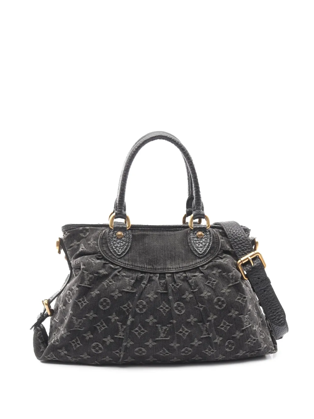 Louis Vuitton Pre-Owned 2007 Monogram Denim Neo Cabby MM satchel - Nero