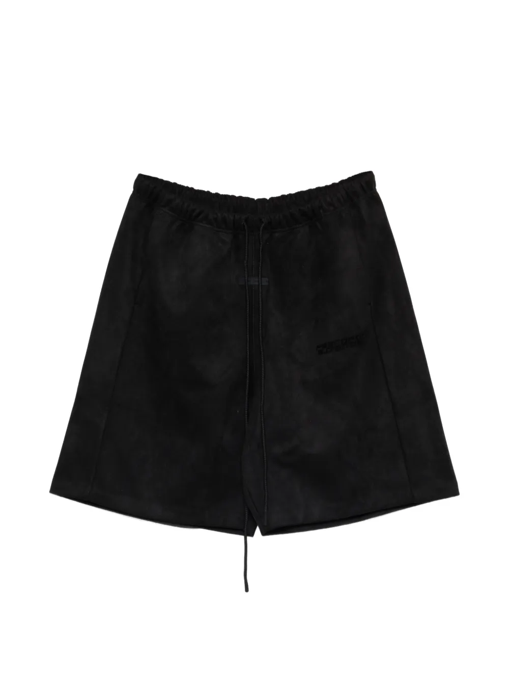 FEAR OF GOD ESSENTIALS drawstring logo shorts - Schwarz