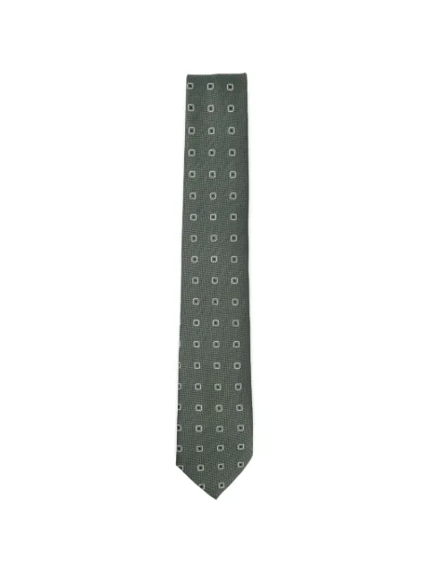 BOSS geometric-pattern tie