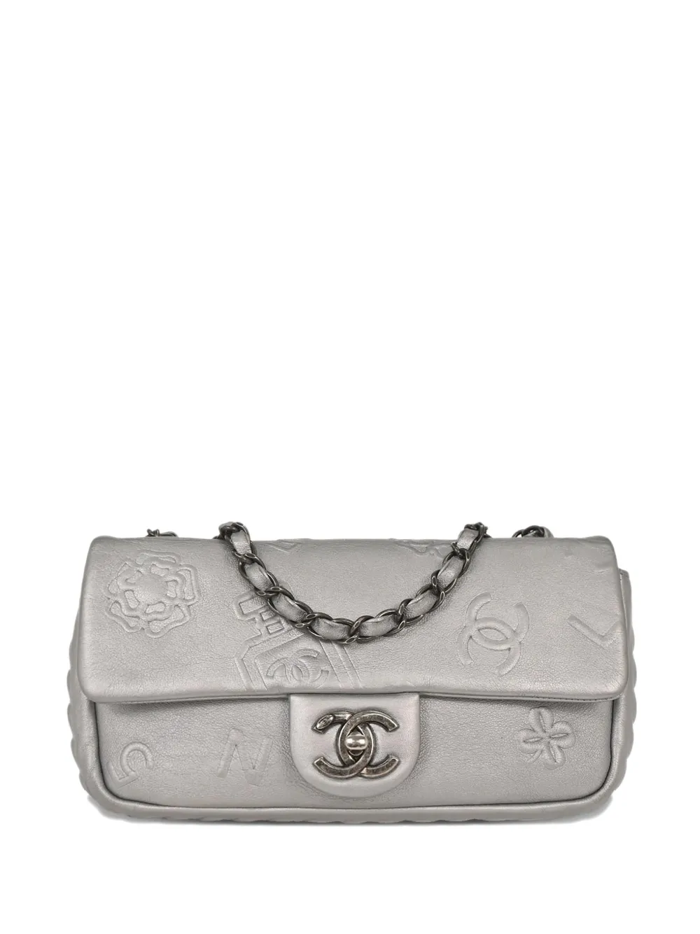CHANEL Pre-Owned 2014 Icon shoulder bag - Grigio