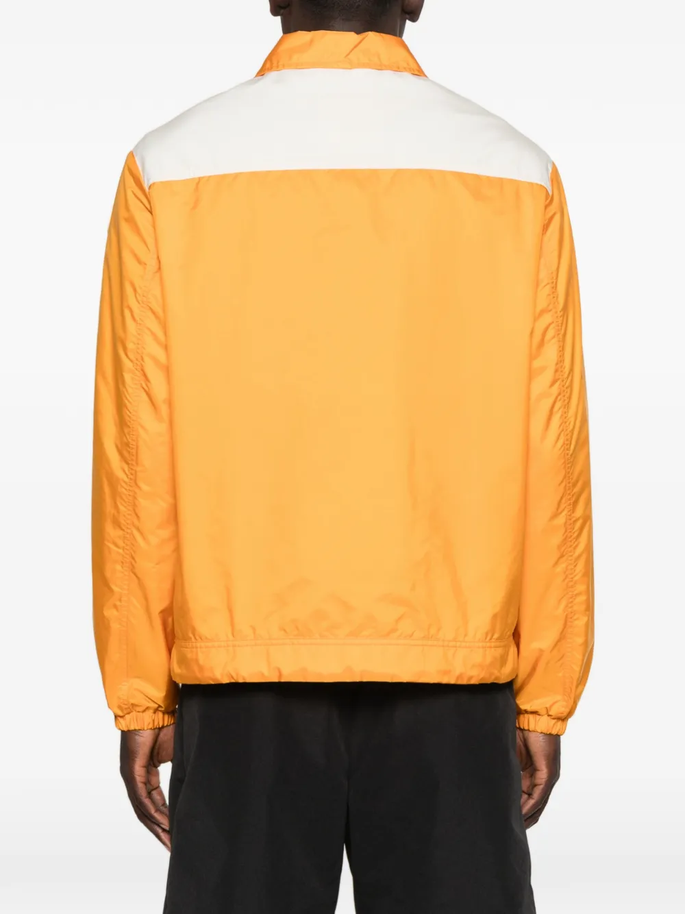 Moncler Jack met colourblocking en trekkoord Geel
