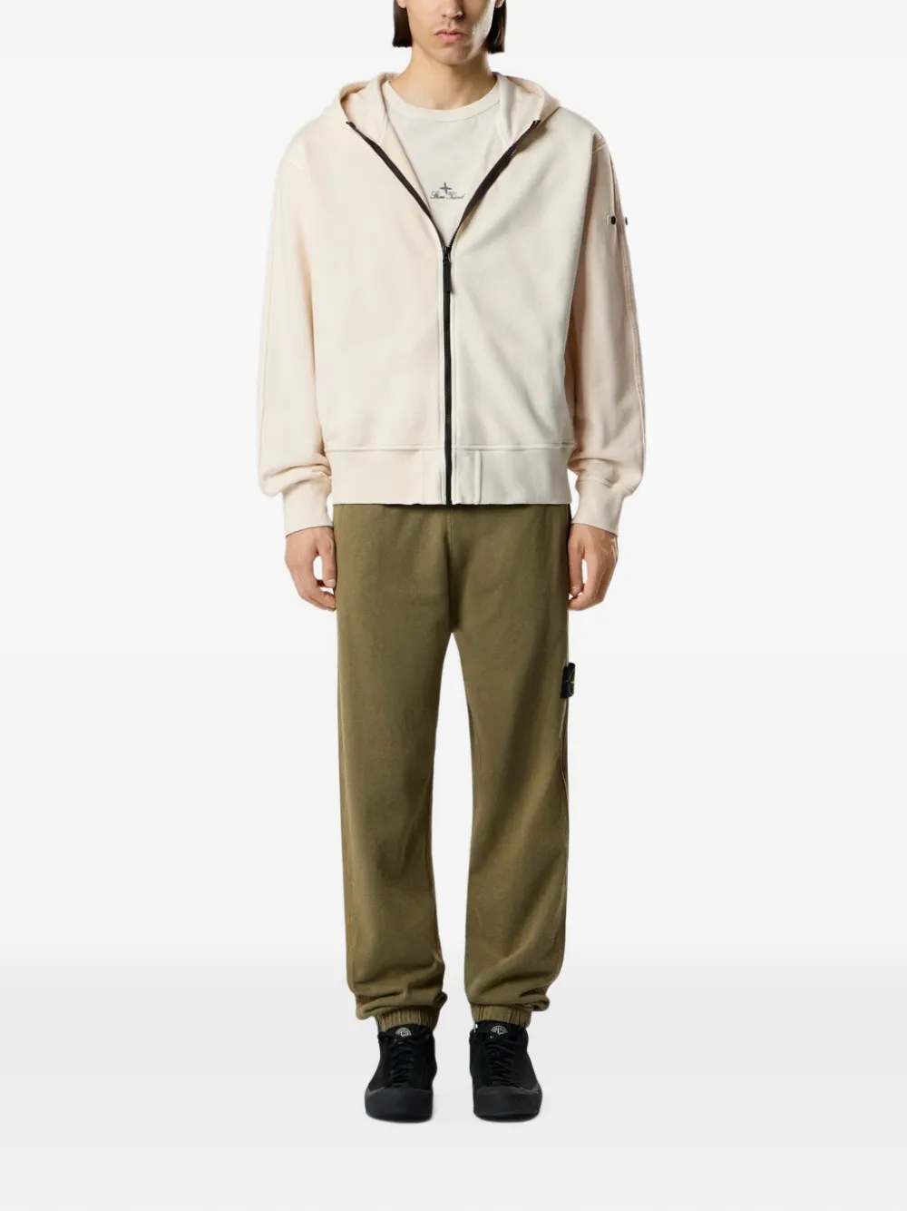 Stone Island Trainingsbroek met Compass-logopatch Groen