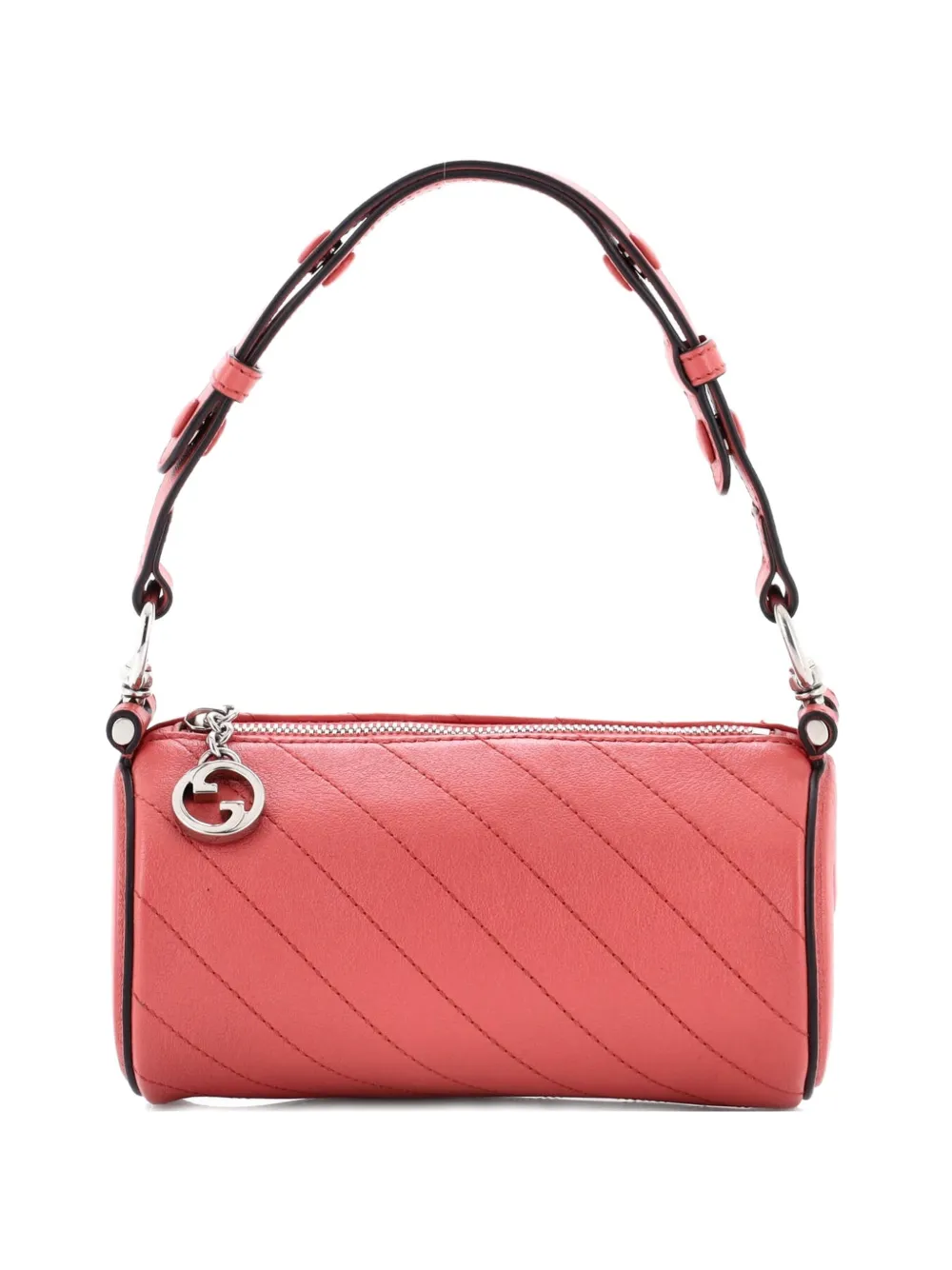Gucci Pre-Owned Blondie Diagonal Quilted Leather Mini shoulder bag - Rosa