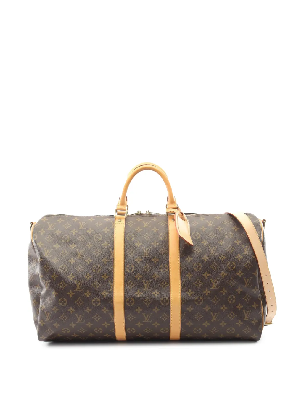 Louis Vuitton Pre-Owned 2005 Monogram Keepall Bandouliere 55 travel bag - Marrone