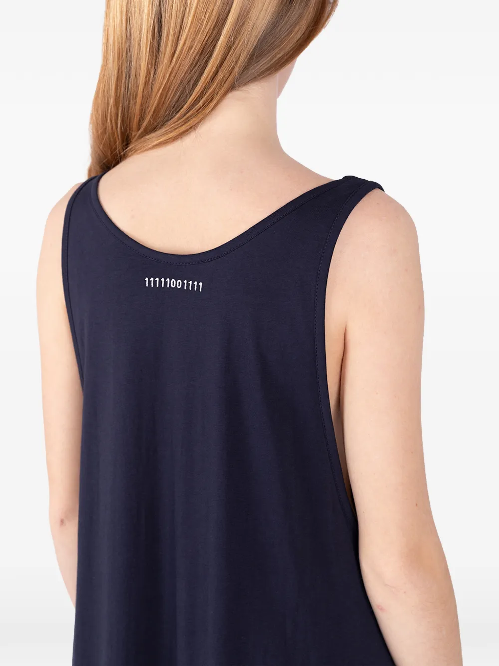 Société Anonyme Mouwloze maxi-jurk Blauw