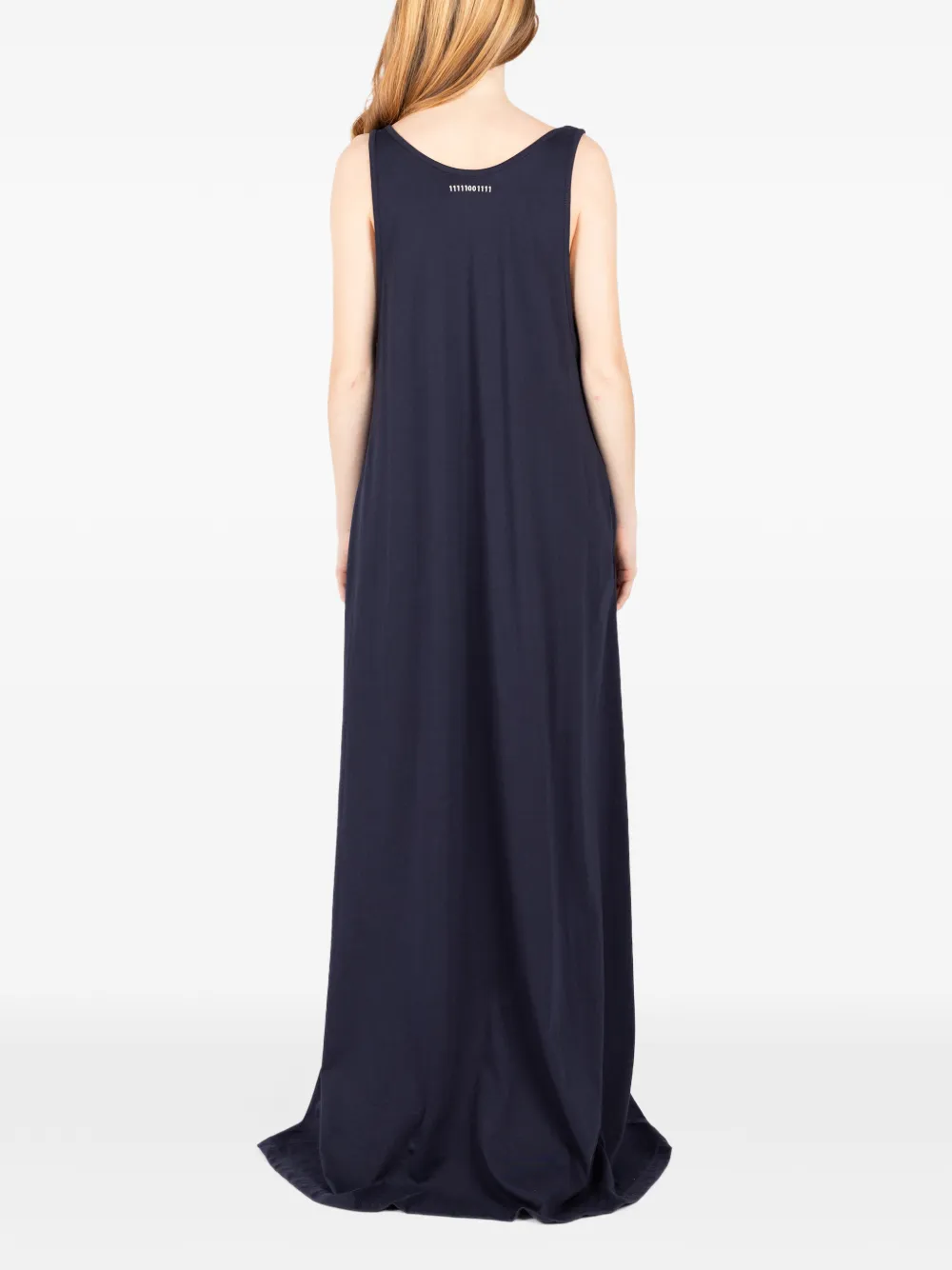 Société Anonyme Mouwloze maxi-jurk Blauw