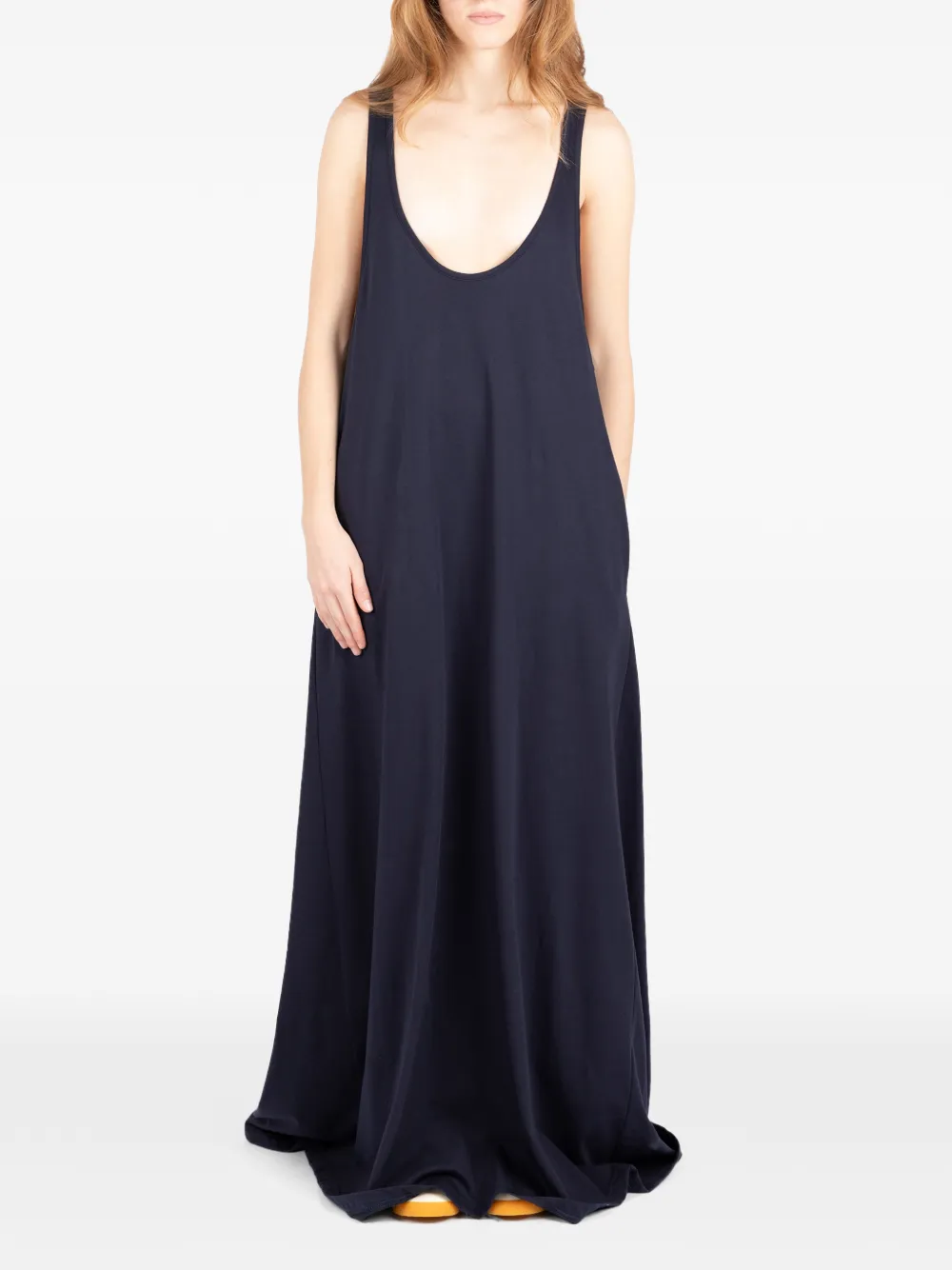 Société Anonyme U-neck sleeveless maxi dress - Blu