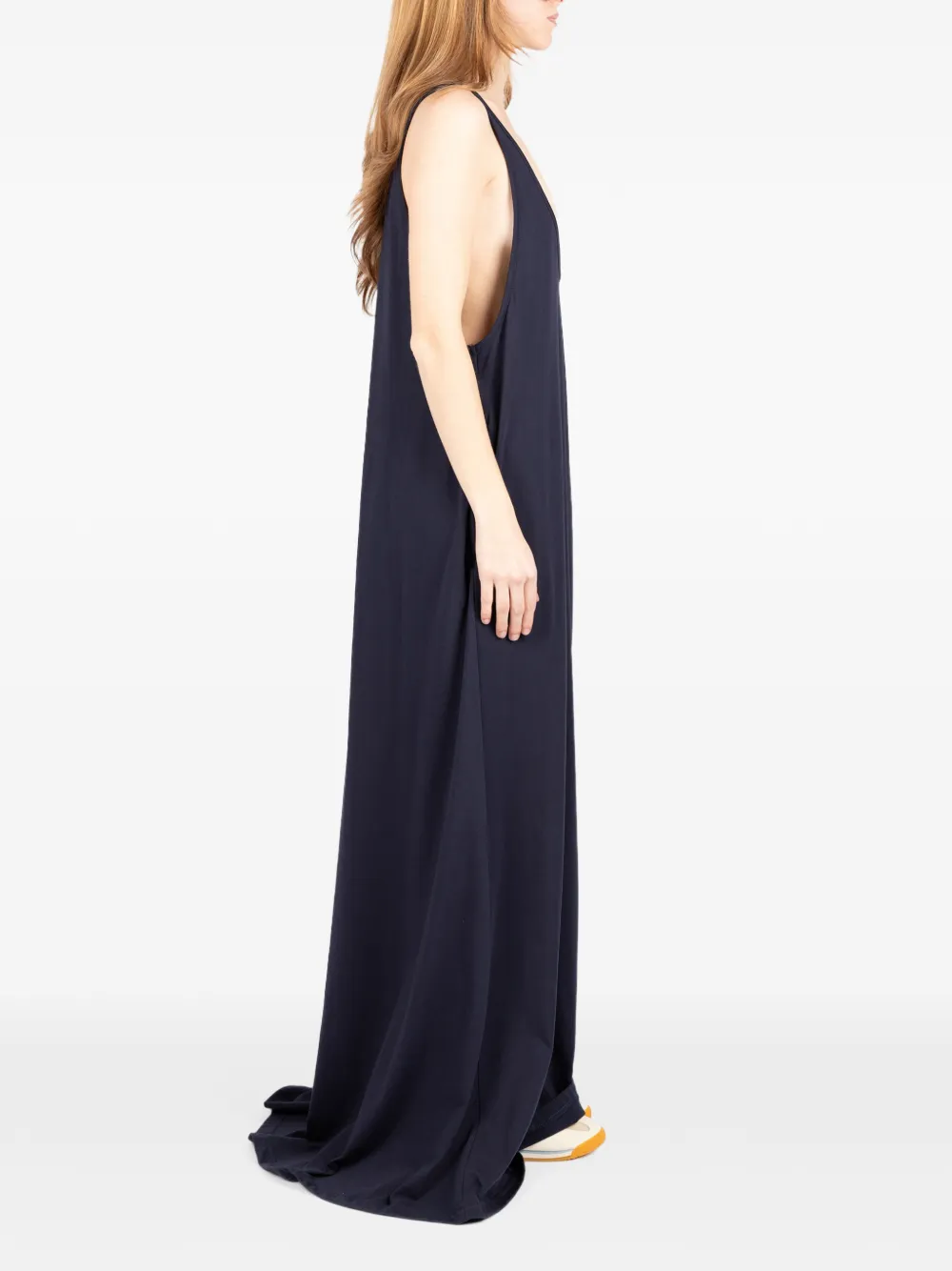 Société Anonyme Mouwloze maxi-jurk Blauw