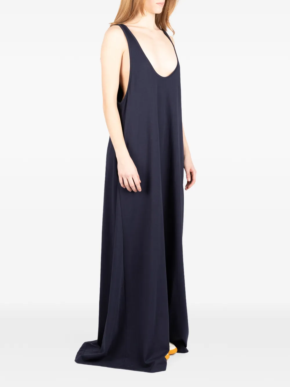 Société Anonyme Mouwloze maxi-jurk Blauw