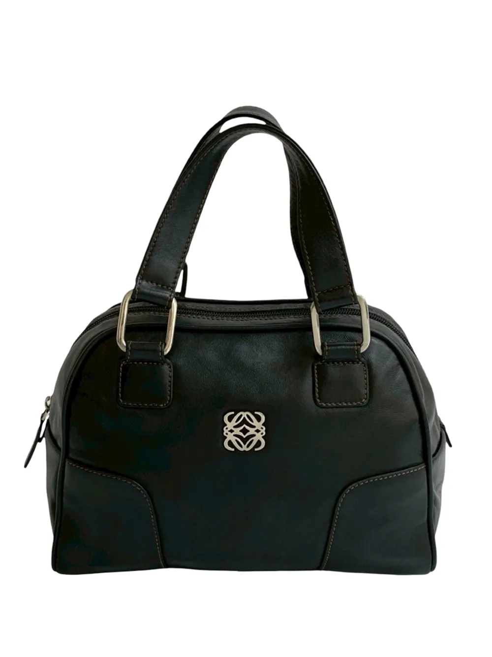 Loewe Pre-Owned 2000-2025 Leather Anagram handbag - Nero