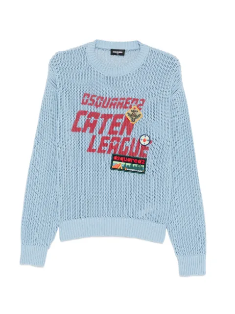 DSQUARED2 KIDS suéter tejido con letras