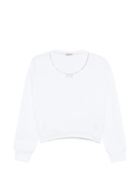 Nº21 Kids sudadera con detalles de cristal