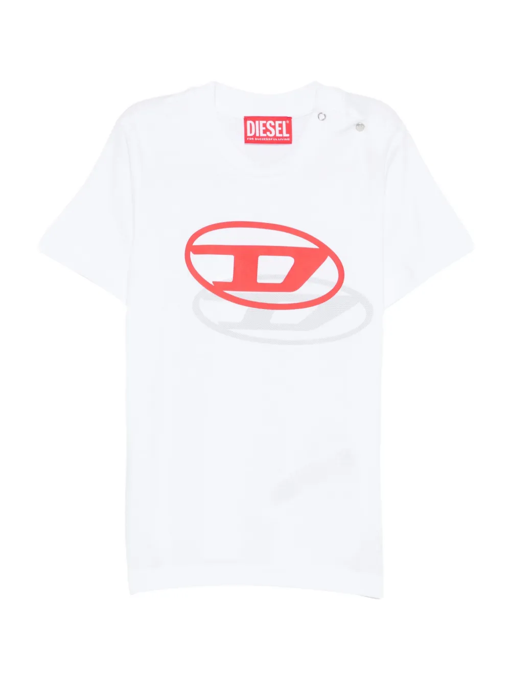 Diesel Kids T-shirt con logo - Bianco