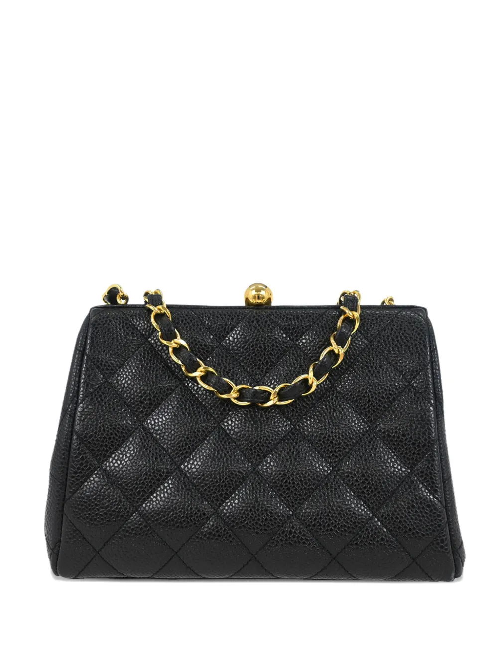 CHANEL Pre-Owned 2002 leather shoulder bag - Nero