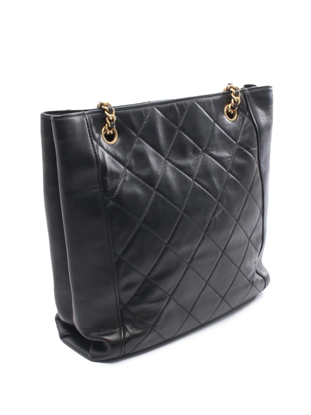 2020 Cc Quilted Lambskin Front Pocket Shopping Tote Satchel