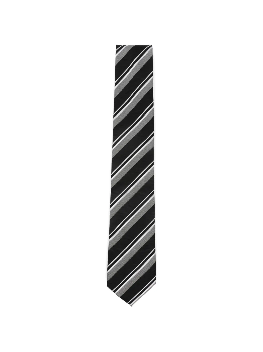 BOSS striped tie - Nero