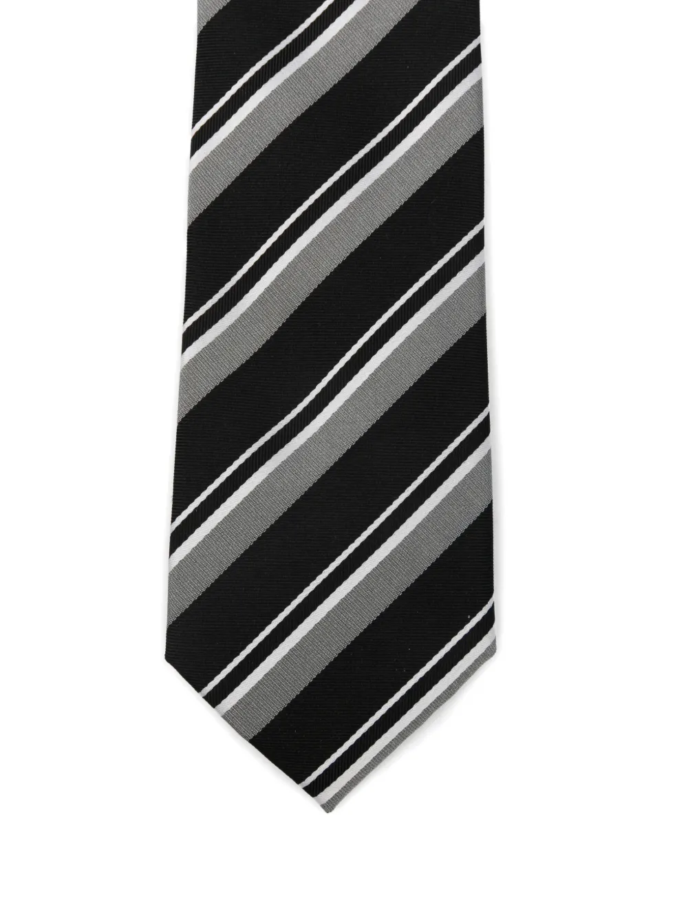  Boss Striped Tie - Black 