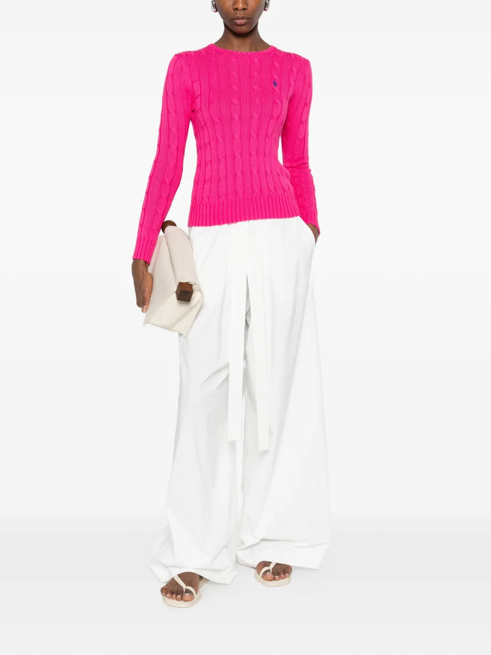 Polo Ralph Lauren cable knit sweater - Rosa