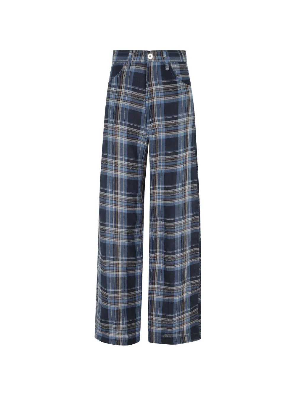 MARBELL belt-loops trousers - Blu