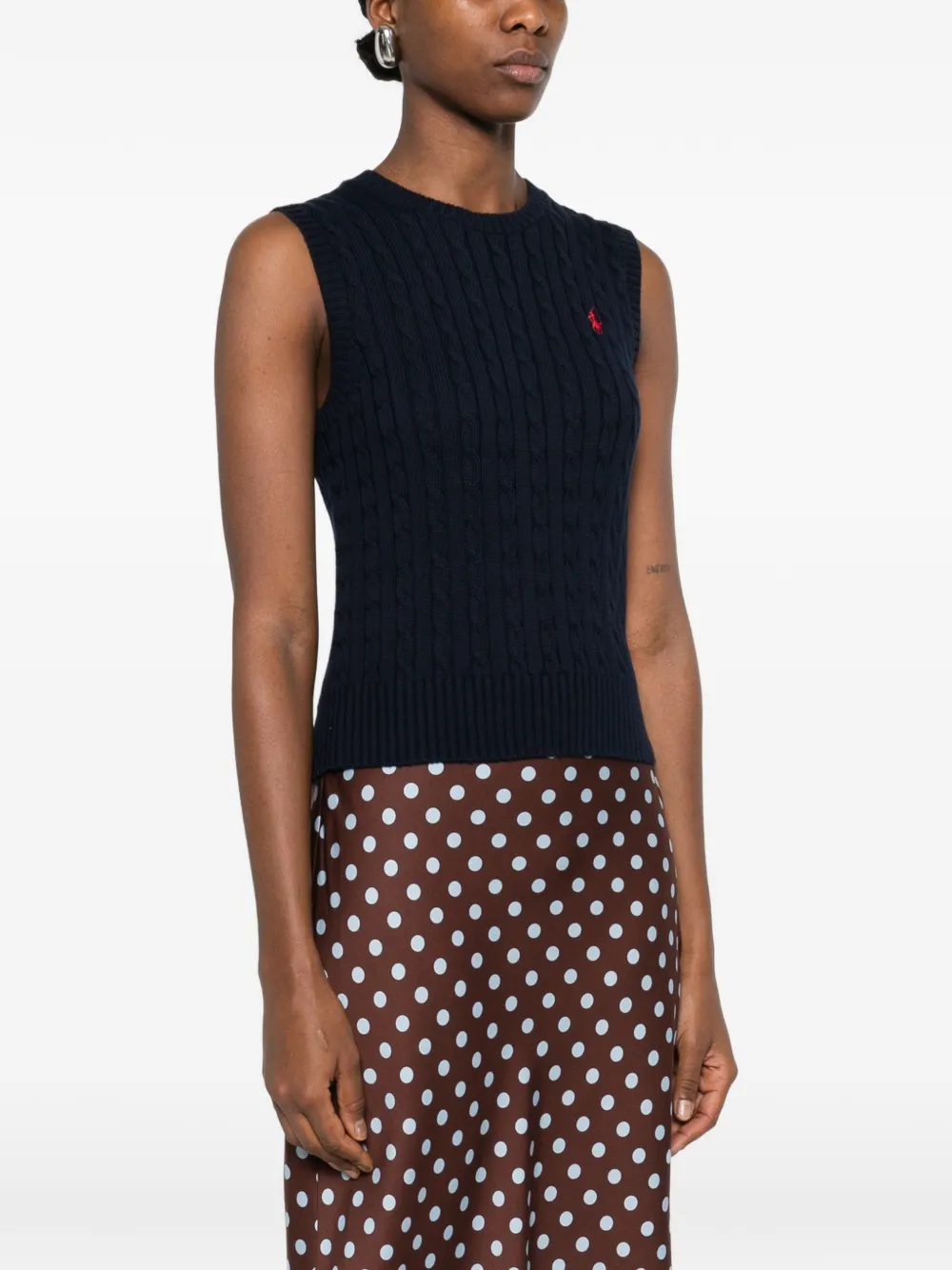 Polo Ralph Lauren Kabelgebreide trui Blauw