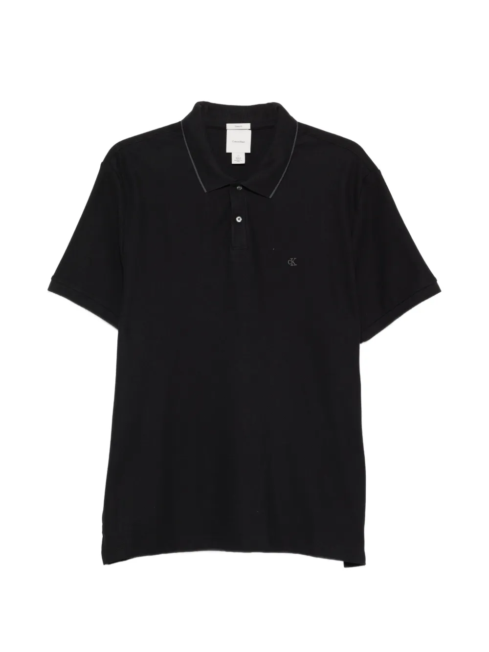 Calvin Klein logo polo shirt – Black