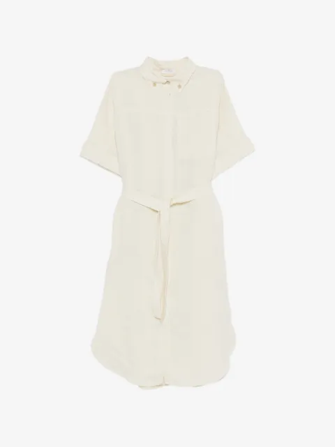 PANICALE belted midi dress