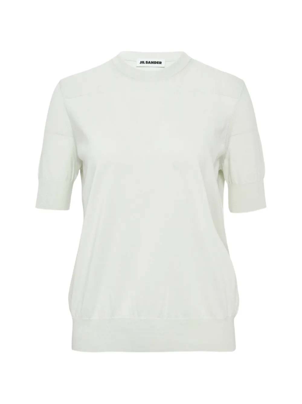 Jil Sander superfine cotton knitted T-shirt - Blu