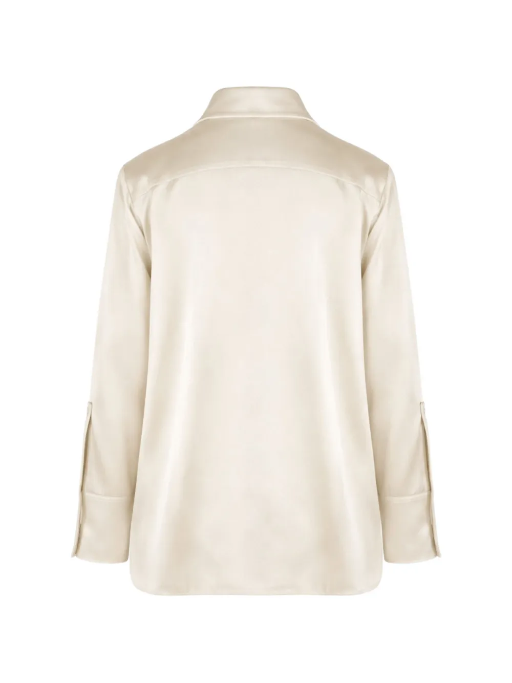 Jil Sander Gedrapeerde blouse Beige