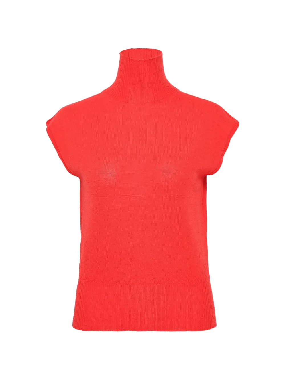 Rick Owens turtle lightweight cashmere blouse - Rosso