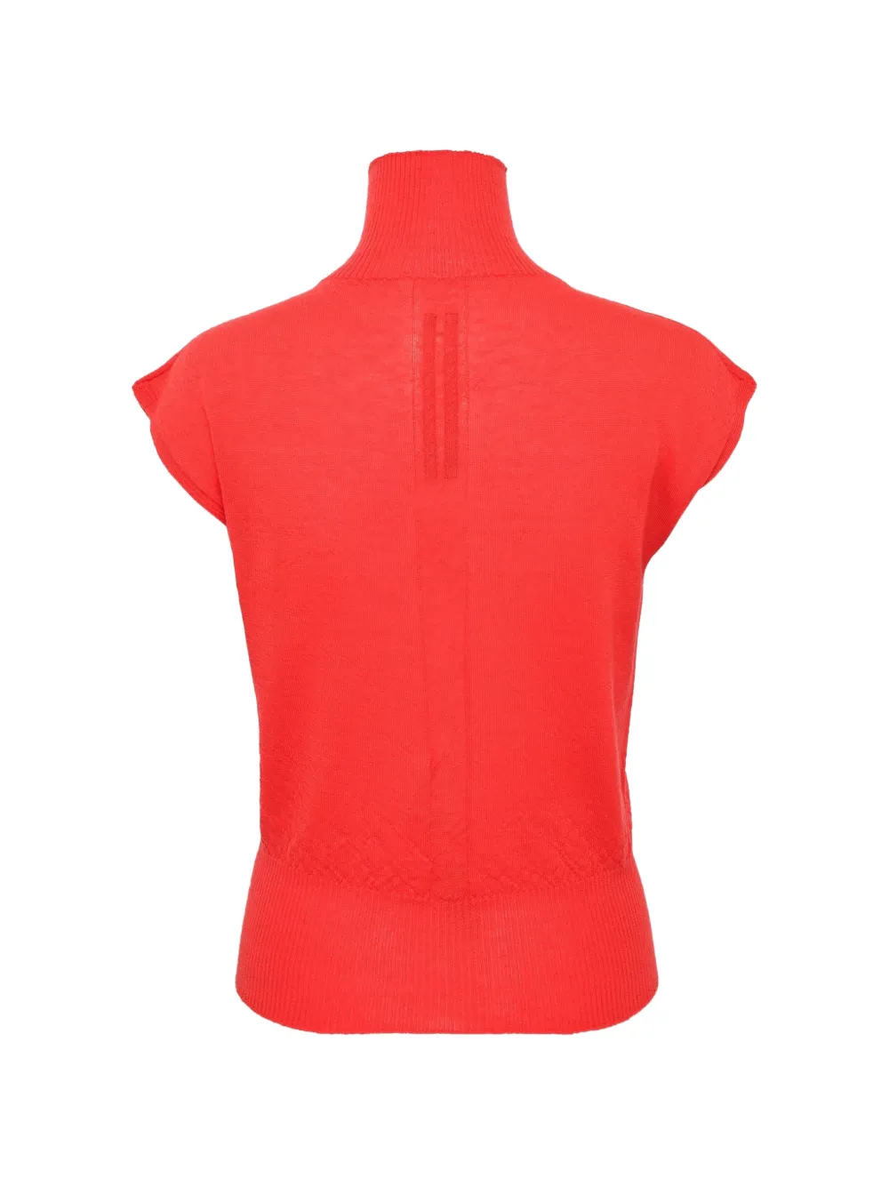  Rick Owens Turtle Lightweight Cashmere Blouse - Red 