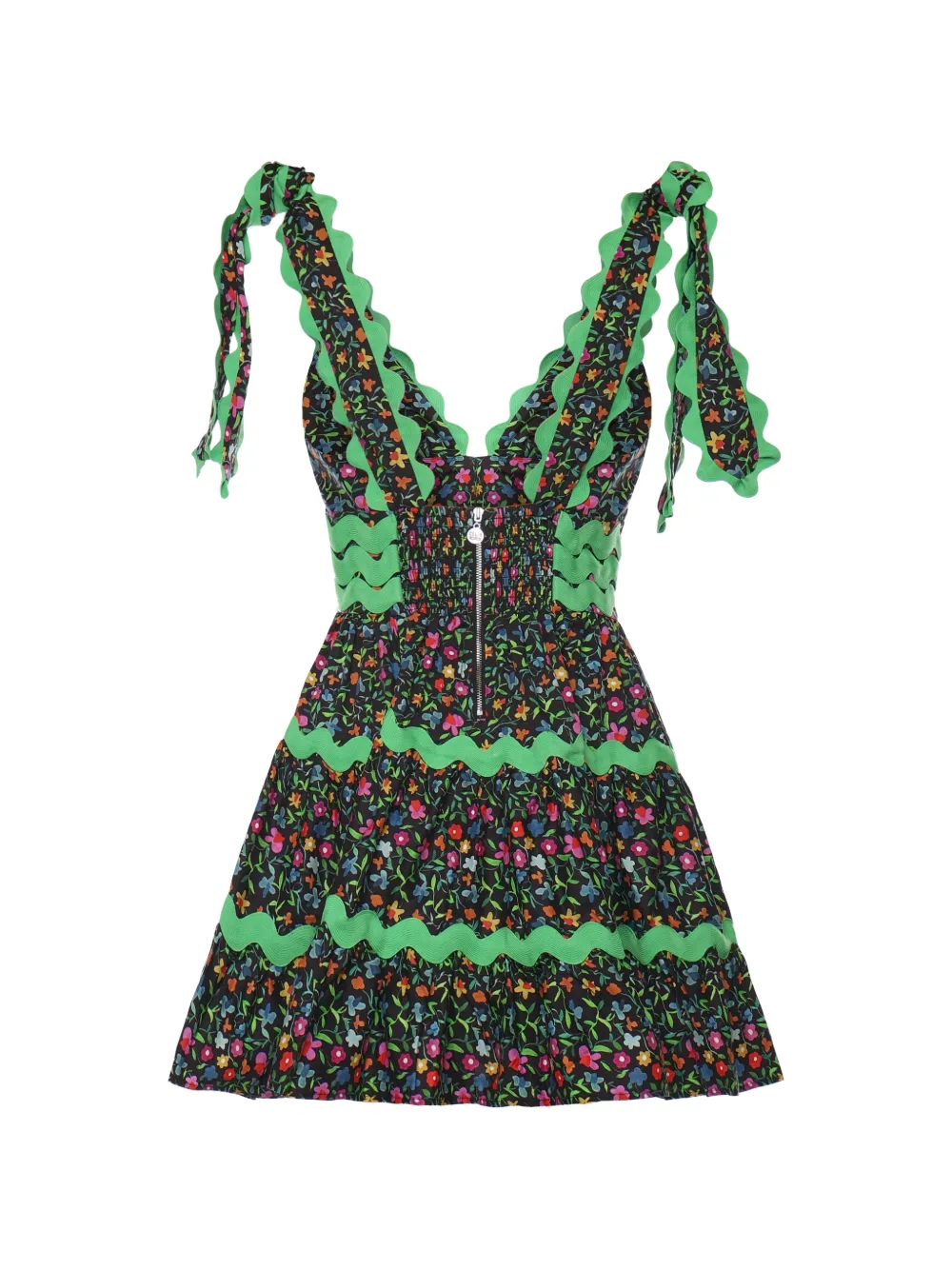 Cheli Adjustable-Strap Mini Dress