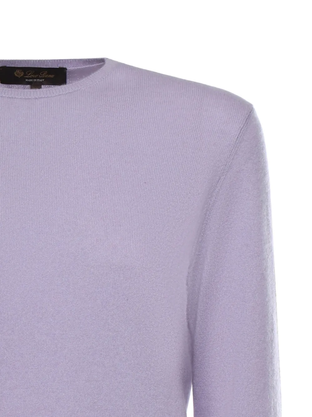 Loro Piana Sergio trui met ronde hals Paars