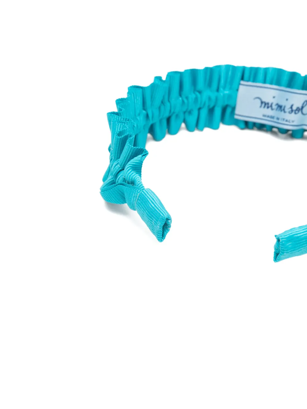  Mi Mi Sol Ruffled-effect Headband - Blue 