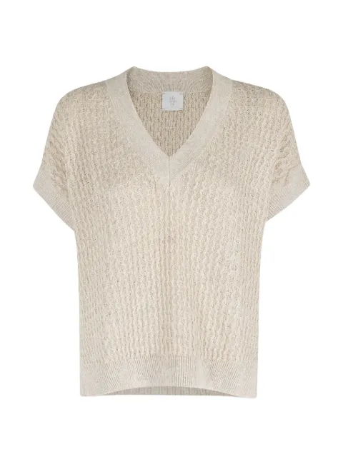 Eleventy top con cuello en V