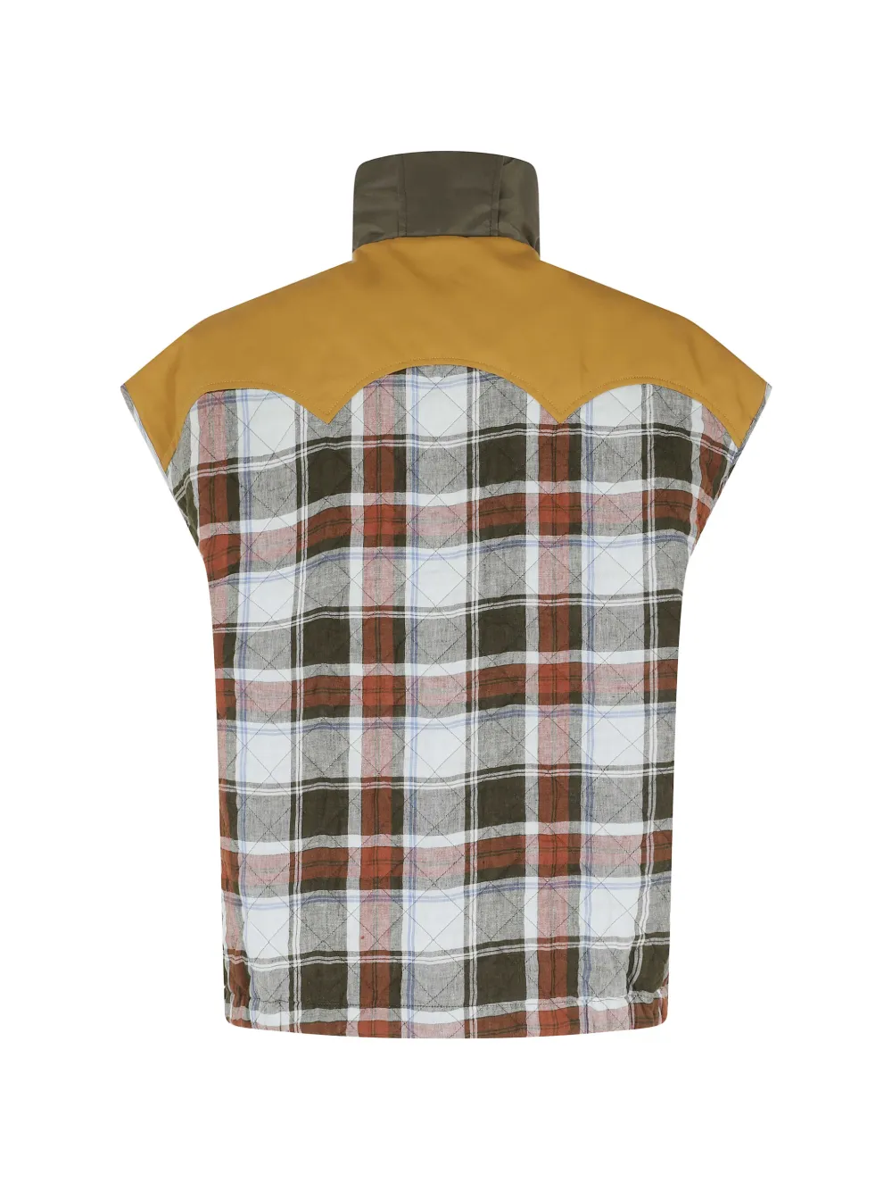  Marbell Turtleneck Gilet - Green 