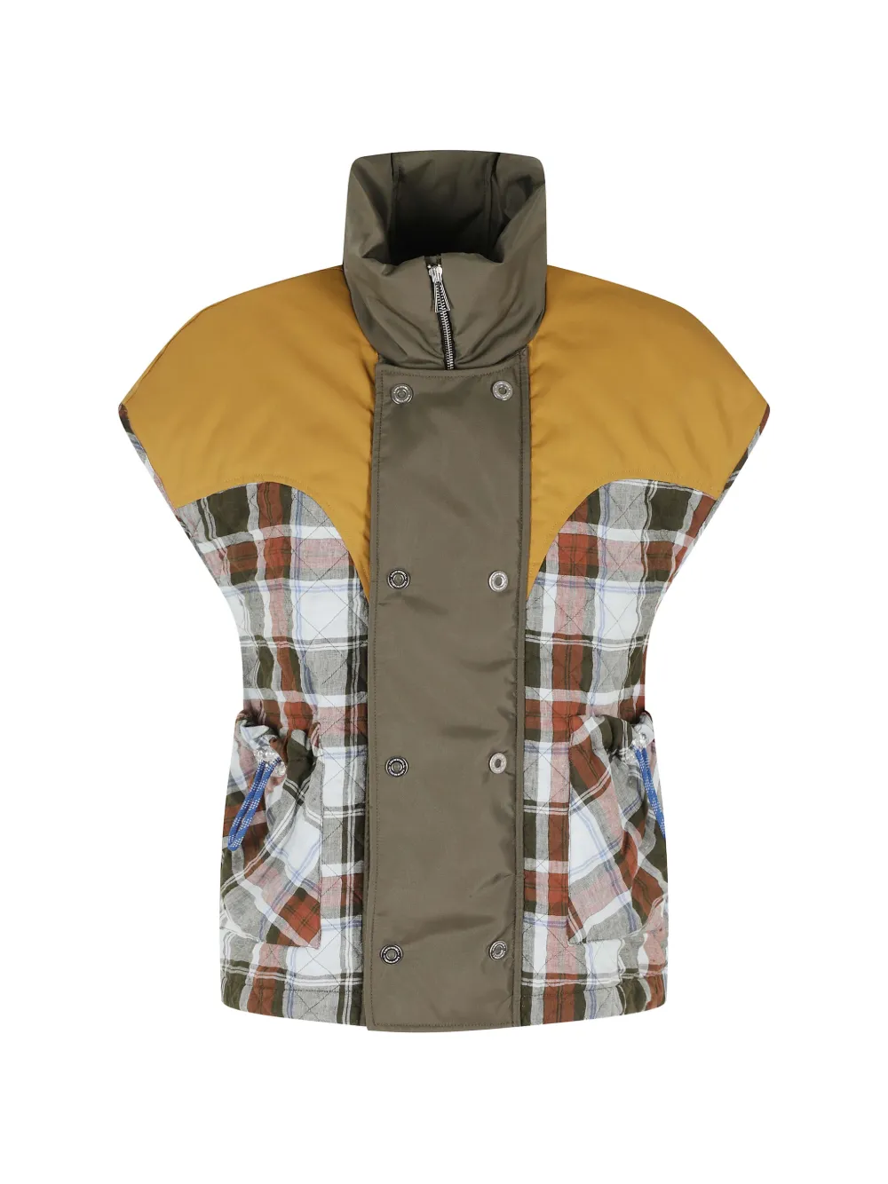 MARBELL turtleneck gilet - Green