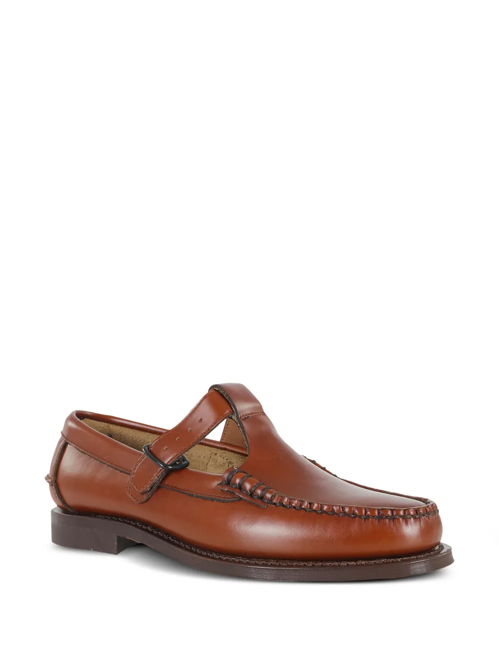 Hereu Alber leren loafers Bruin