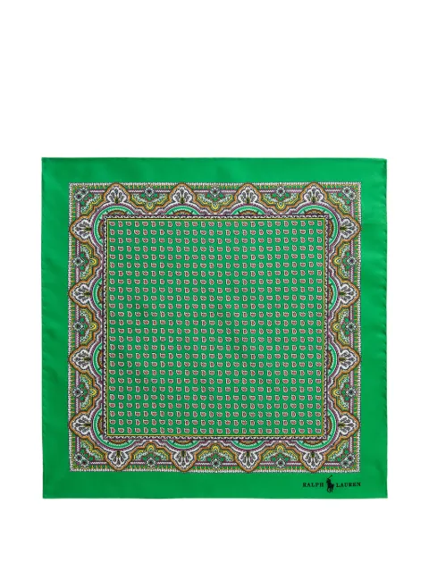 Polo Ralph Lauren Einstecktuch aus Seide mit Print