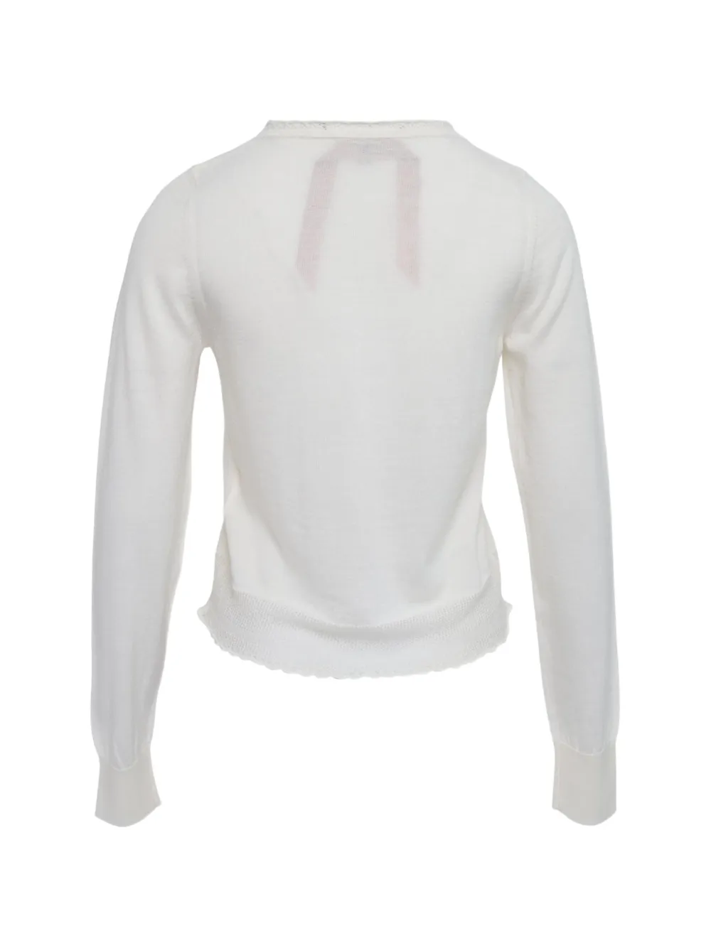  Nº21 V-neck Cardigan - White 