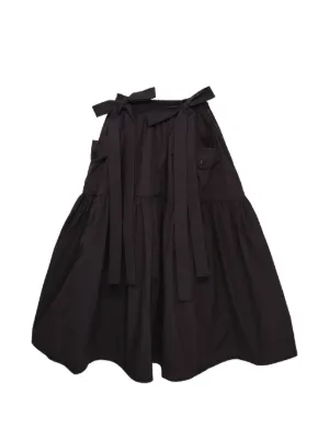 Cecilie Bahnsen パターンジャカード スカート | ブラック | FARFETCH JP