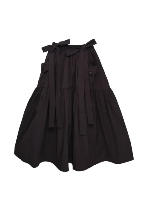 Cecilie Bahnsen Cai ruffled midi skirt