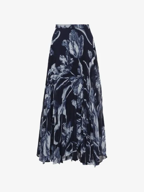 ERDEM pleated midi skirt