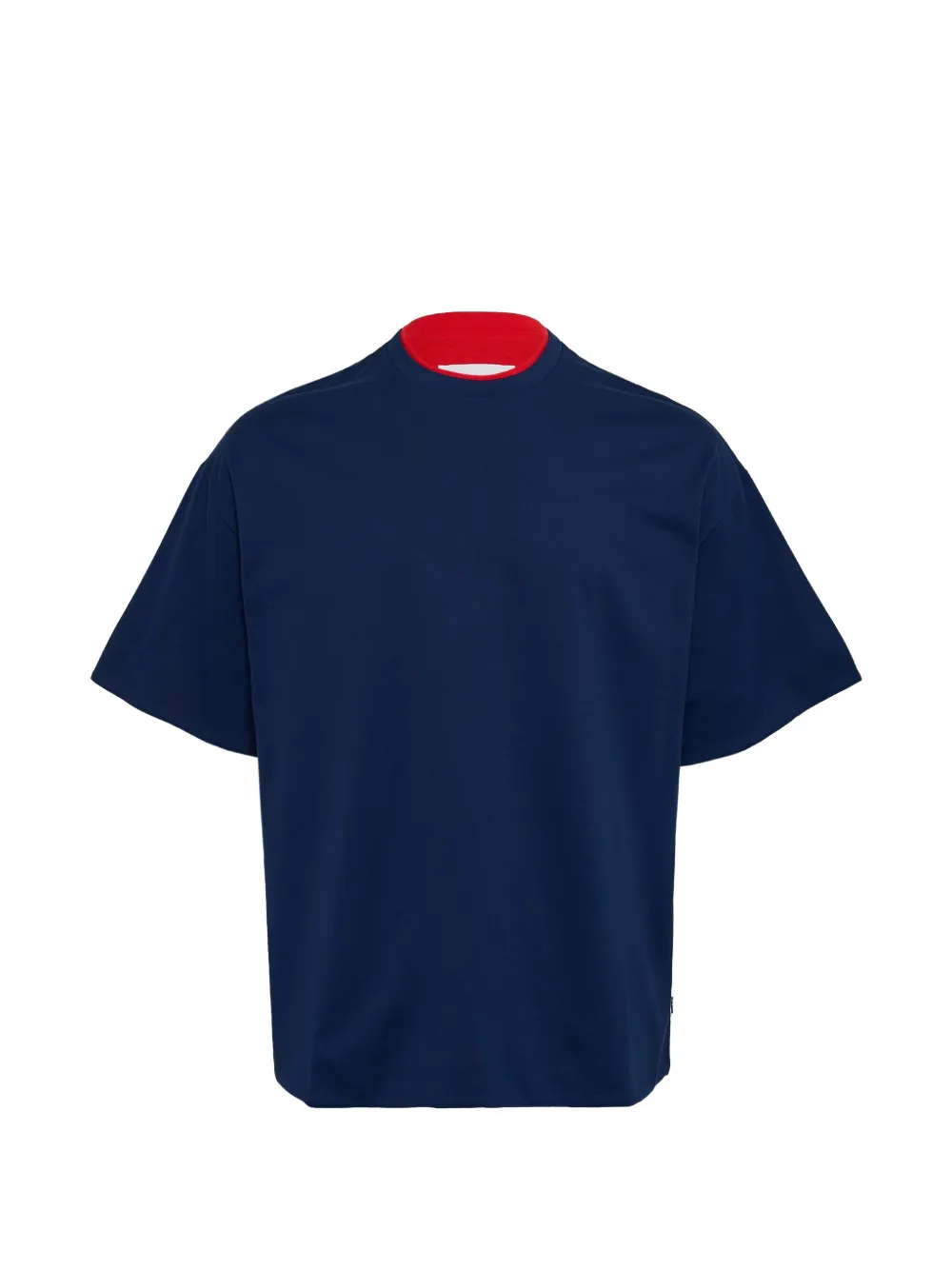 Jil Sander double-layer T-shirt - Blu