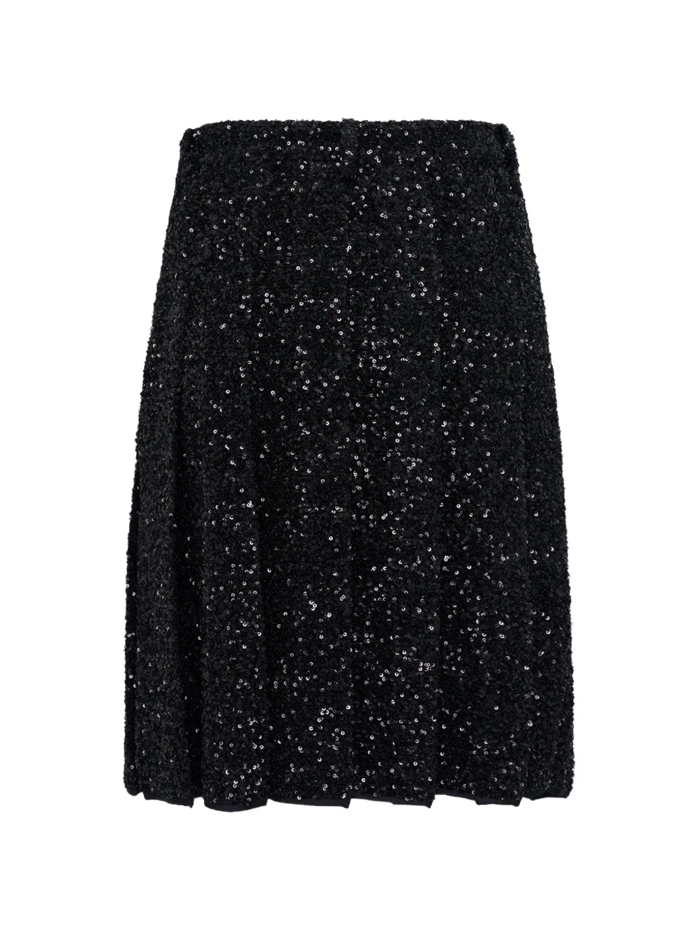 Nº21 Sequin-embellished Skirt - Black 