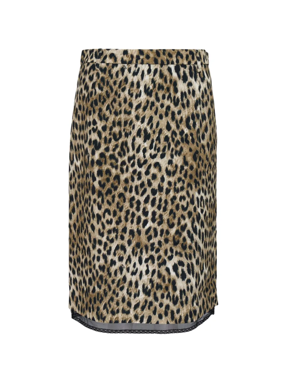 Nº21 animal-print lace midi skirt - Toni neutri