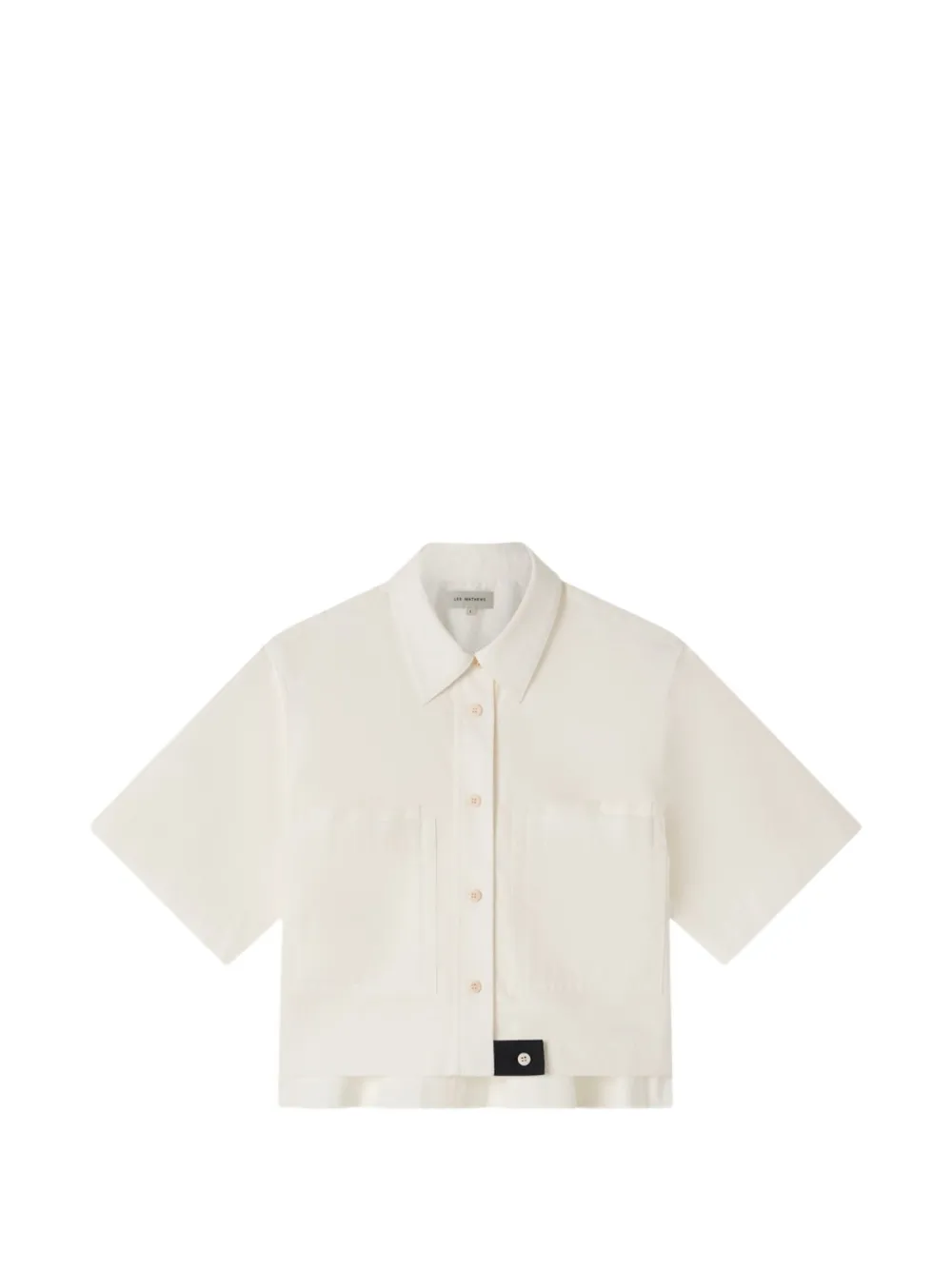 Lee Mathews short-sleeve shirt - Bianco