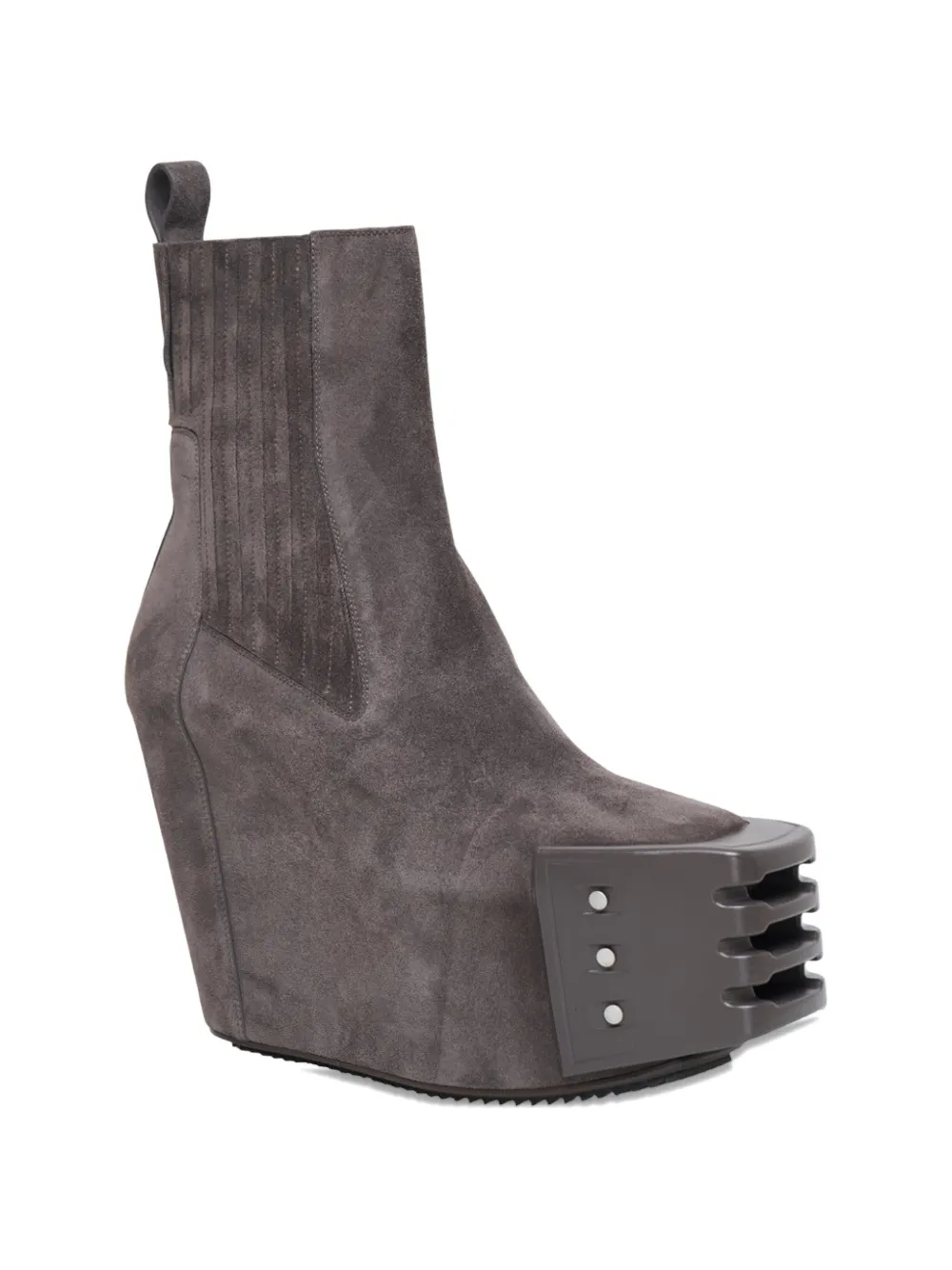 Rick Owens Beatle Grilled wedged boots Grijs
