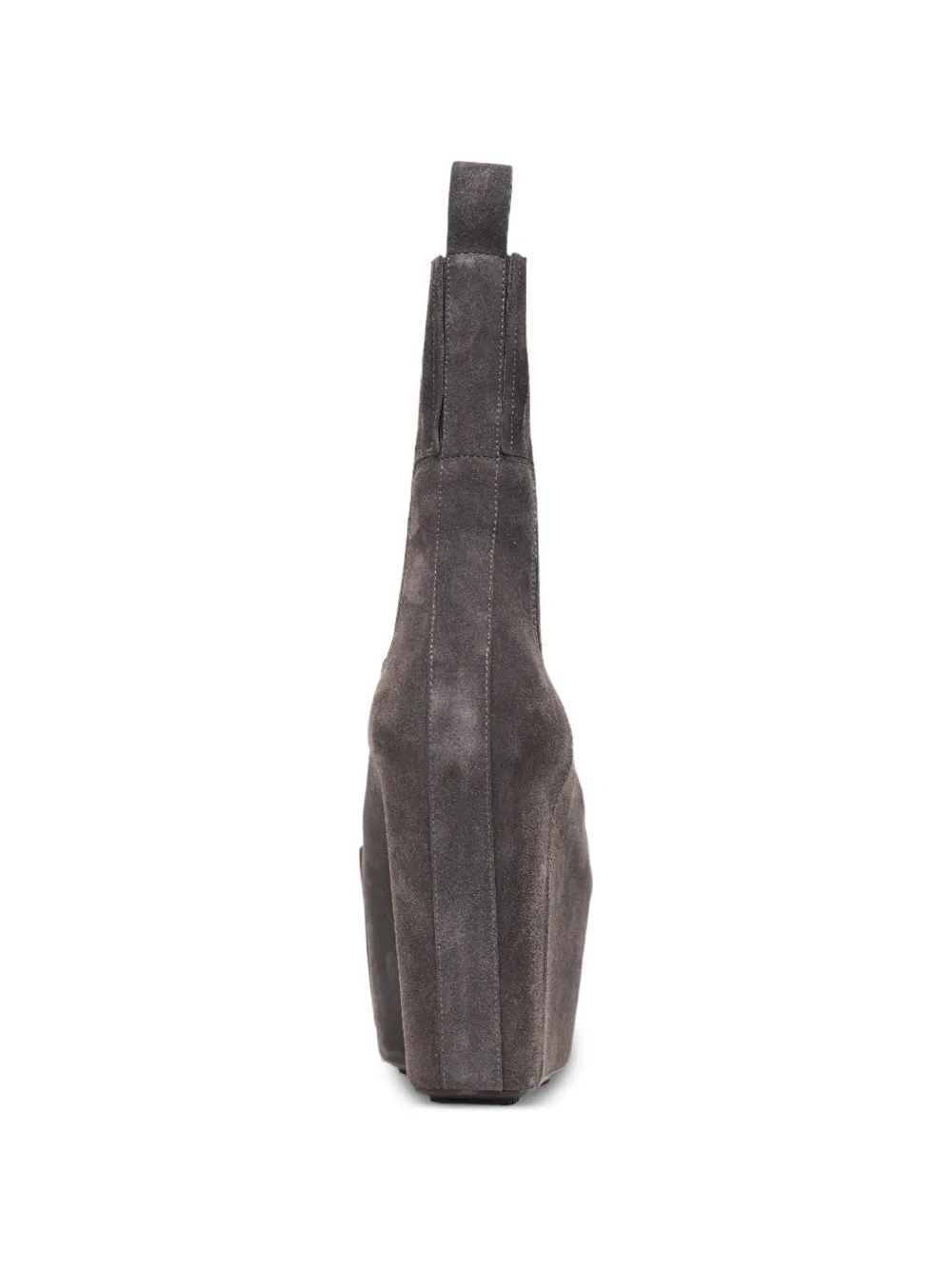 Rick Owens Beatle Grilled Wedged Boots | Grey | FARFETCH HK